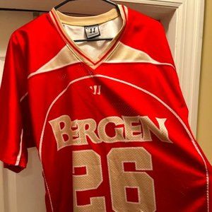 Bergen Catholic High School Lacrosse Jersey Warrior Men's Large # 26 Vintage